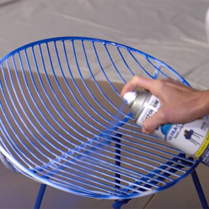 DIY Bar Stool Ink Blue