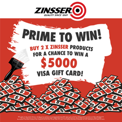 Zinsser Prime to Win promotion