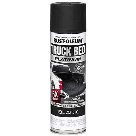 Rust-Oleum Truck Bed Platinum Spray Paint Black