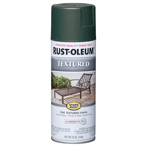 Stops Rust Textured Spray Paint Forest Green